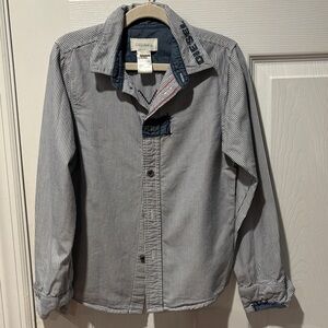 Diesel Navy and White Boys Striped Shirt
Worn once